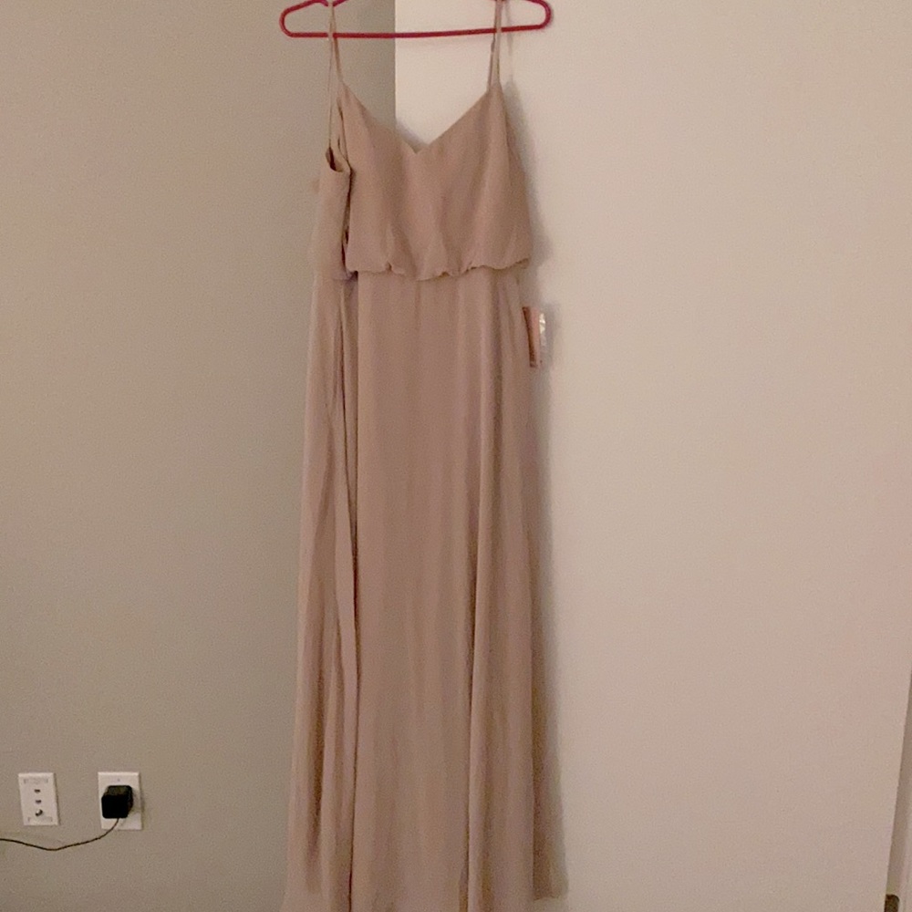 COPY - Birdy Grey Gwennie Taupe Bridesmaid Dress - NEW